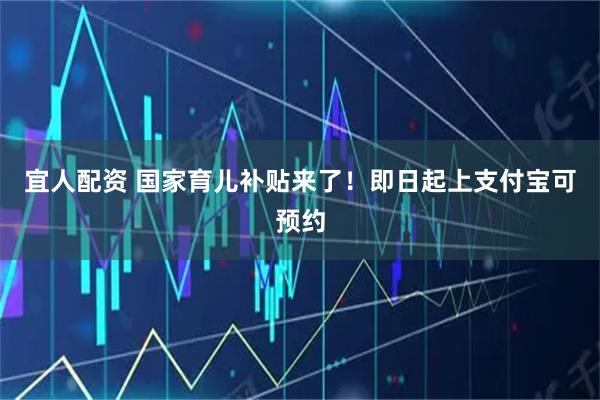 宜人配资 国家育儿补贴来了！即日起上支付宝可预约